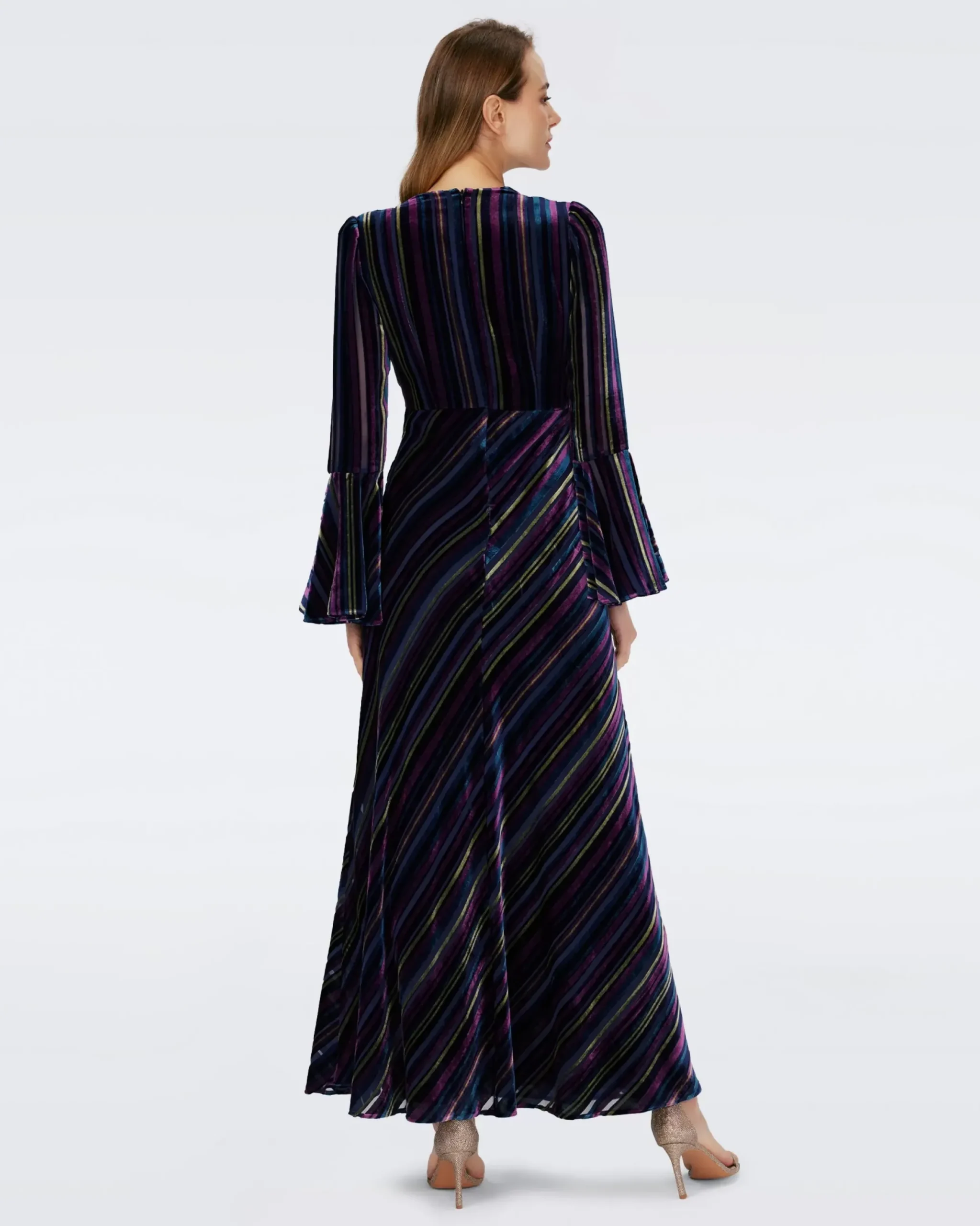 Sudha Velvet Dress-dvf Outlet