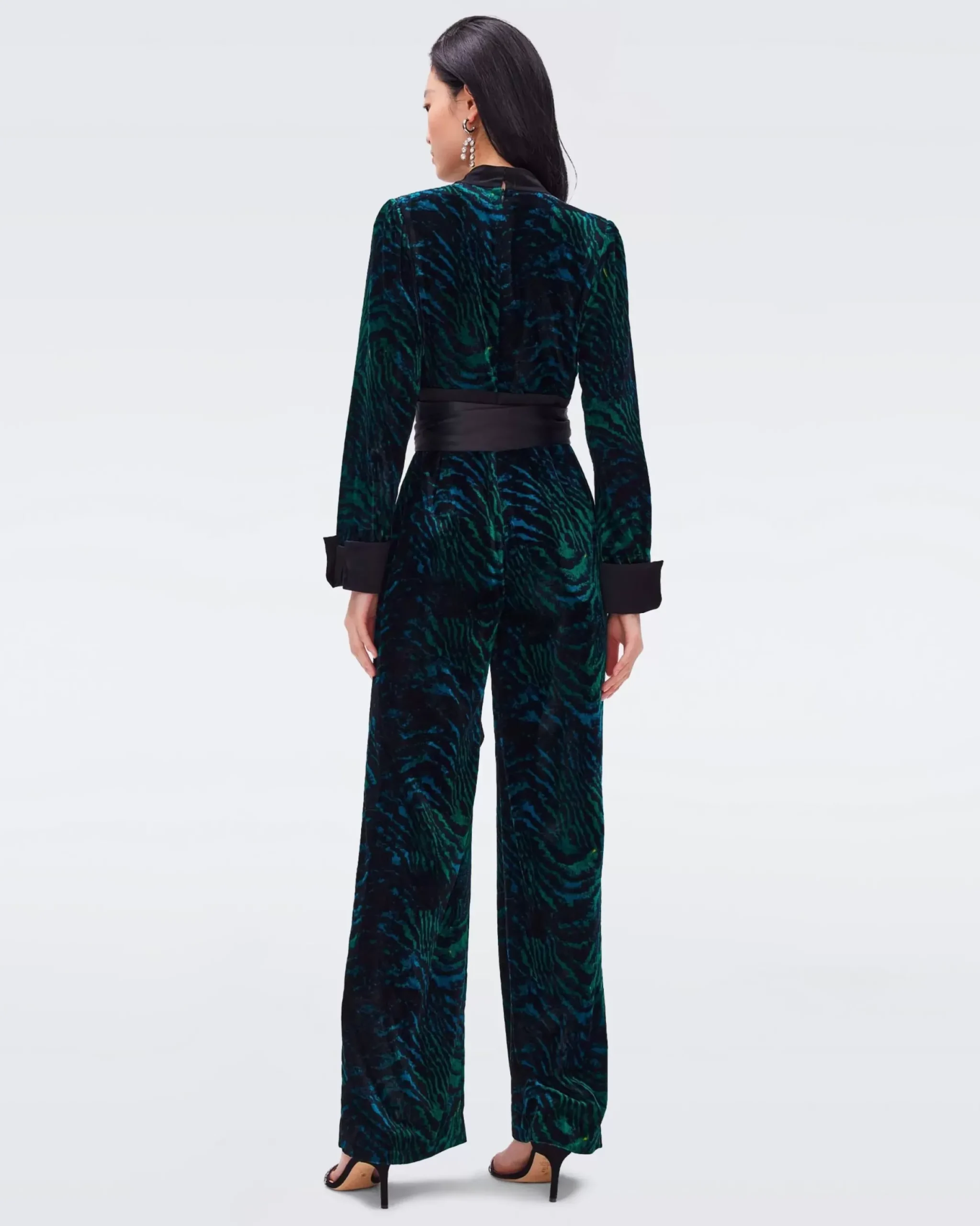 Vegas Velvet Jumpsuit-dvf Cheap