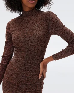 Verina Reversible Mesh Dress-dvf Shop