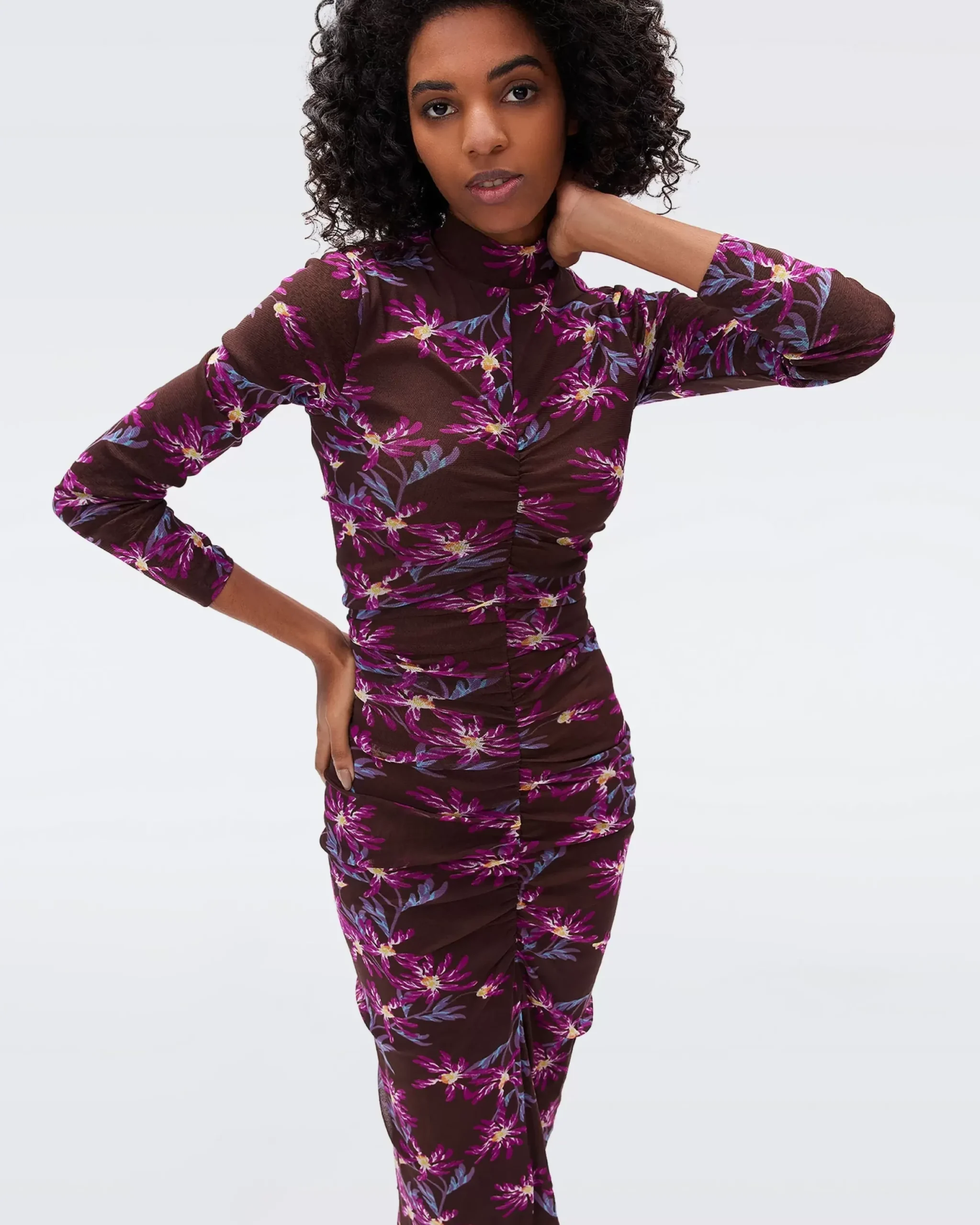 Verina Reversible Mesh Dress-dvf Shop