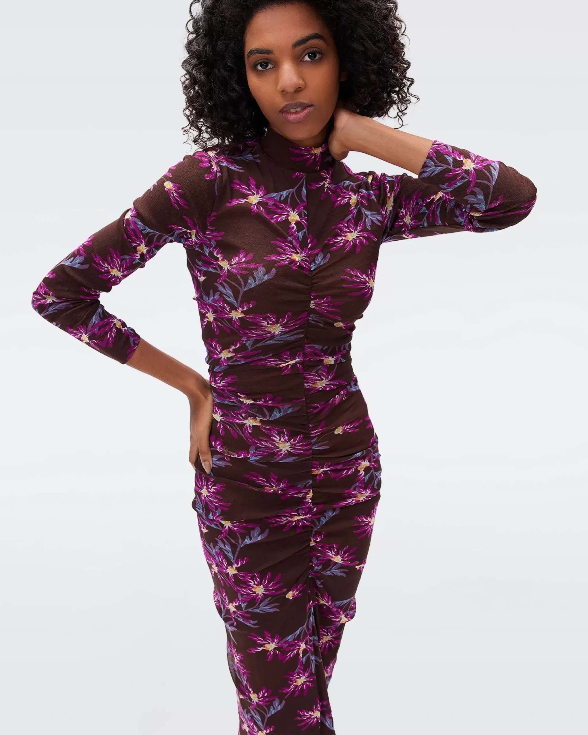 Verina Reversible Mesh Dress-dvf Shop