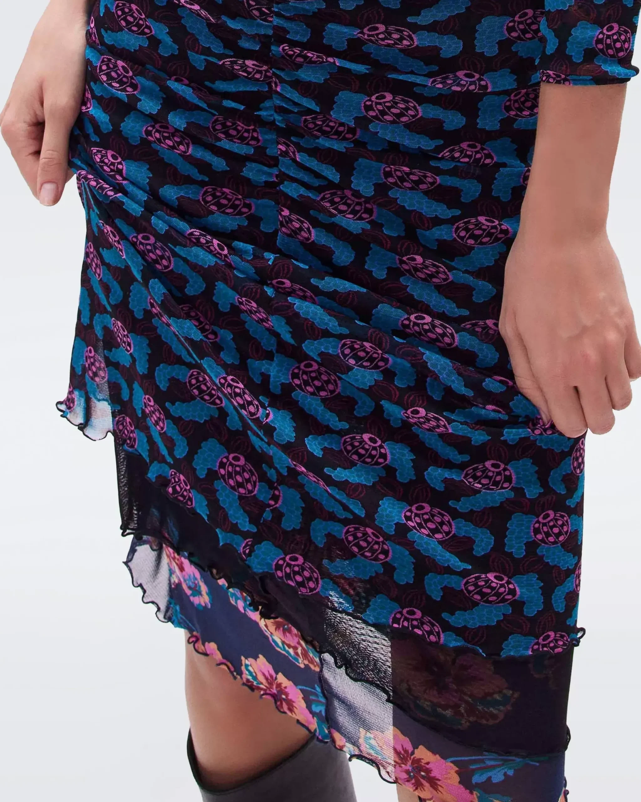 Verina Reversible Mesh Dress-dvf Online