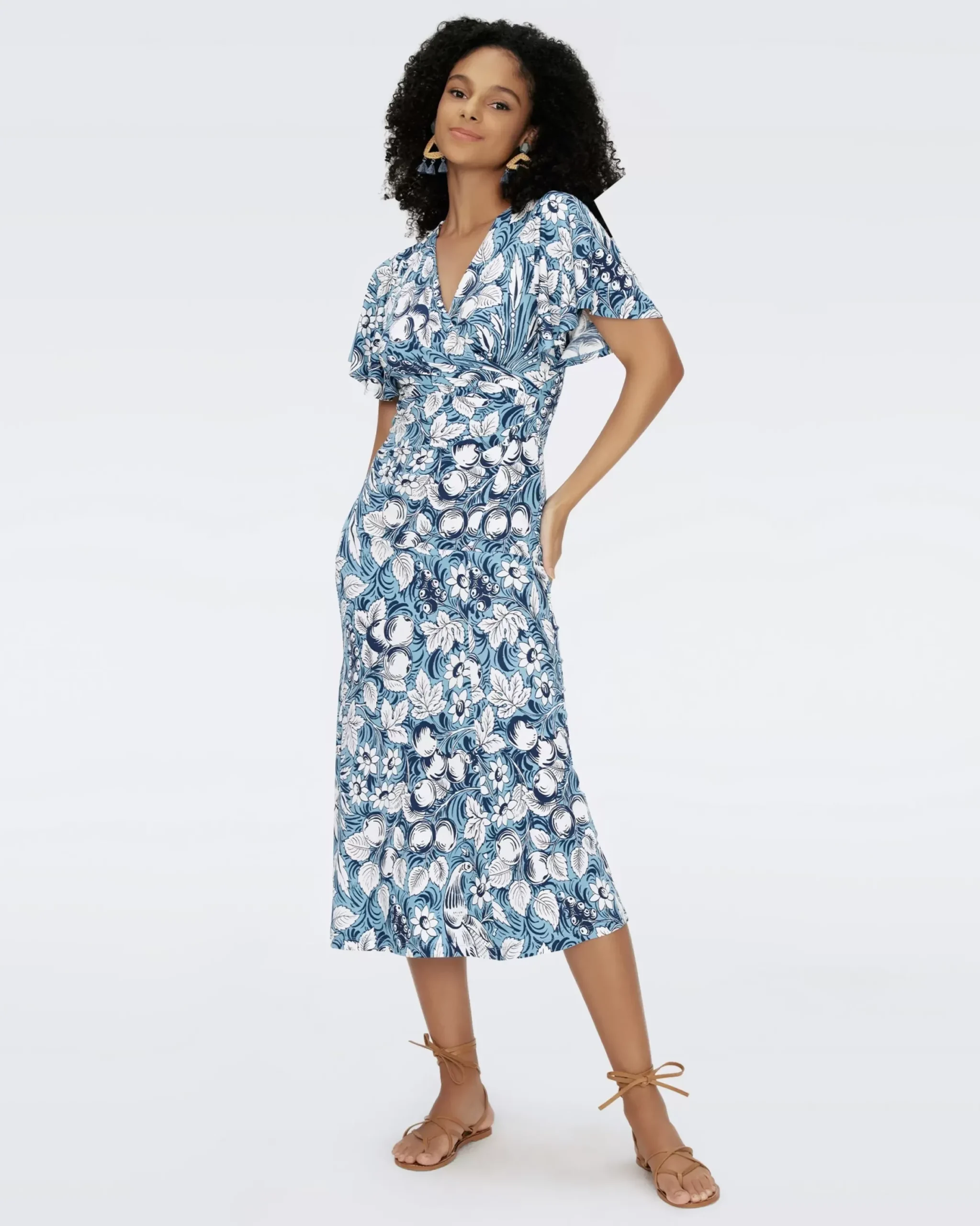 Zetna Wrap Dress-dvf New