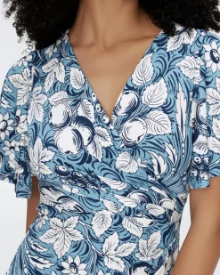 Zetna Wrap Dress-dvf New