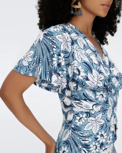 Zetna Wrap Dress-dvf New